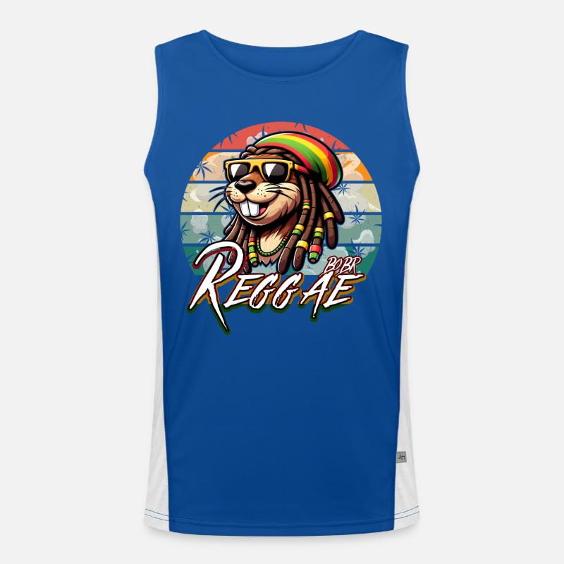 Bober Reggae - Rasta Bobr Marly Débardeur respirant contrasté Homme 