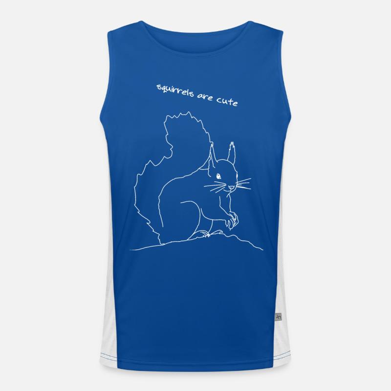 Lineart écureuil Débardeur respirant contrasté Homme 