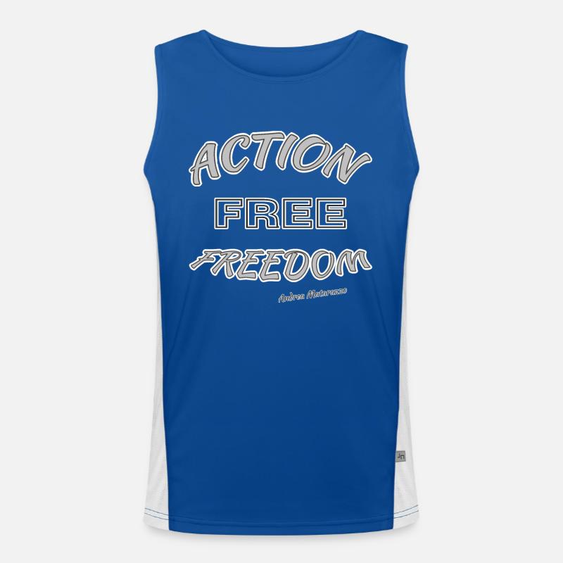 Action Free Freedom Men's Functional Contrast Tank Top 