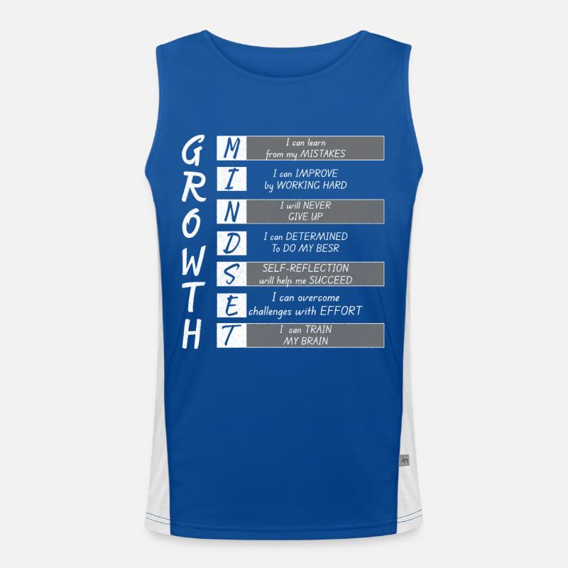 GROWTH MINIMUM Men's Functional Contrast Tank Top 