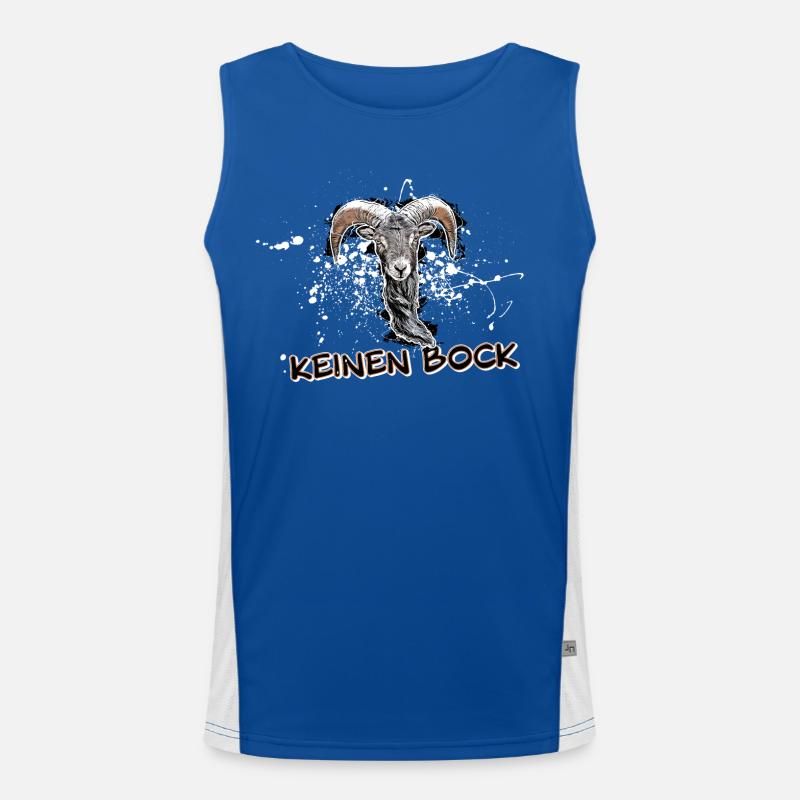 Don't feel like it - Listless Men's Functional Contrast Tank Top 