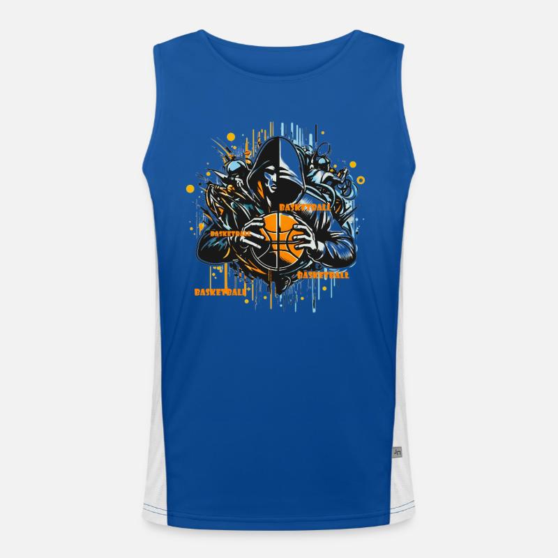 Basketball Funktionelles Kontrast-Tank Top für Männer 