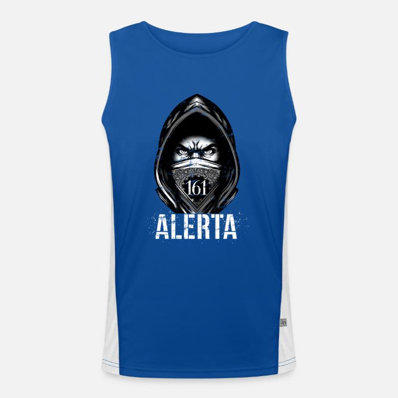Alerta 161 | Activist statement Men's Functional Contrast Tank Top 