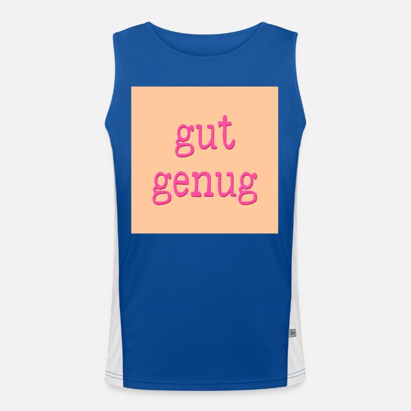 nervensystem gut genug Funktionelles Kontrast-Tank Top für Männer 