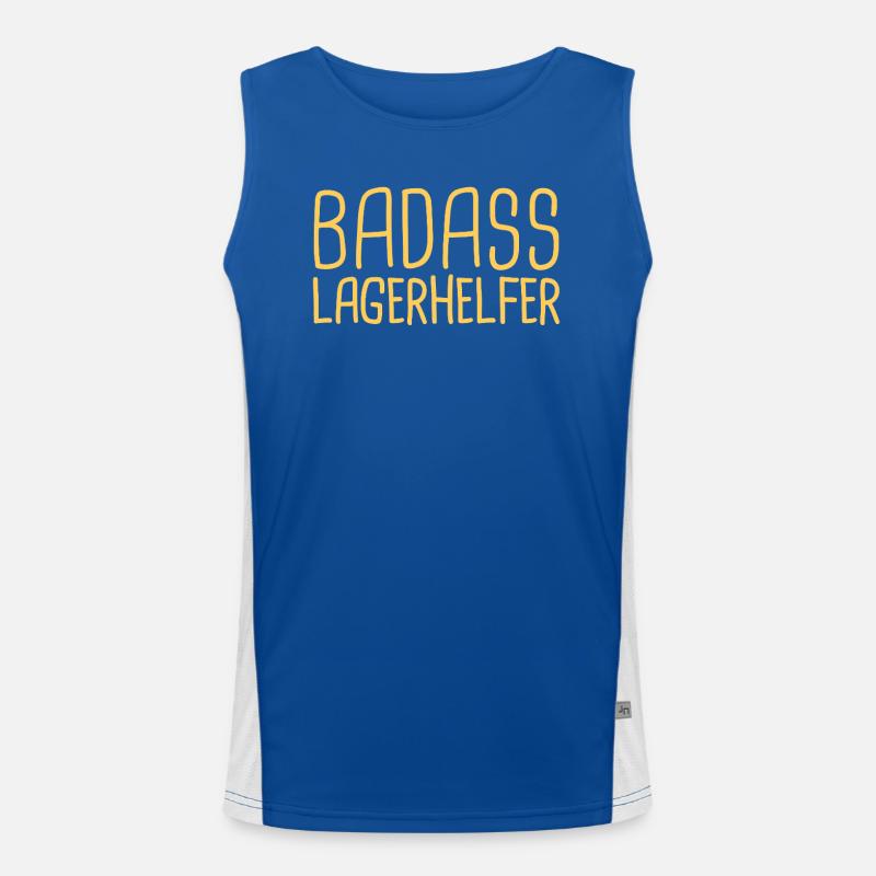 Camp Helper Badass Men's Functional Contrast Tank Top 