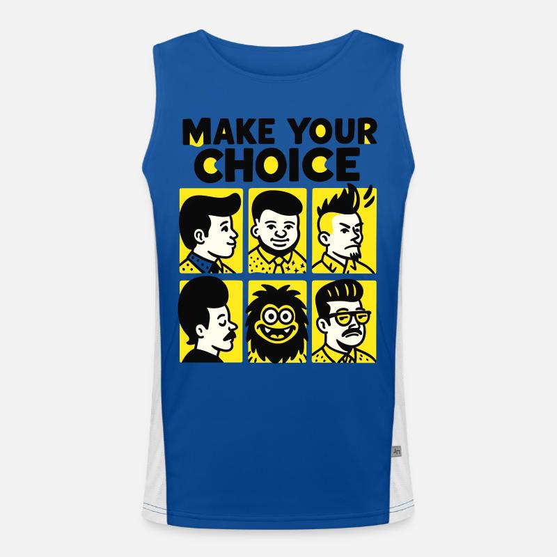 Choix de la coiffure Débardeur respirant contrasté Homme 