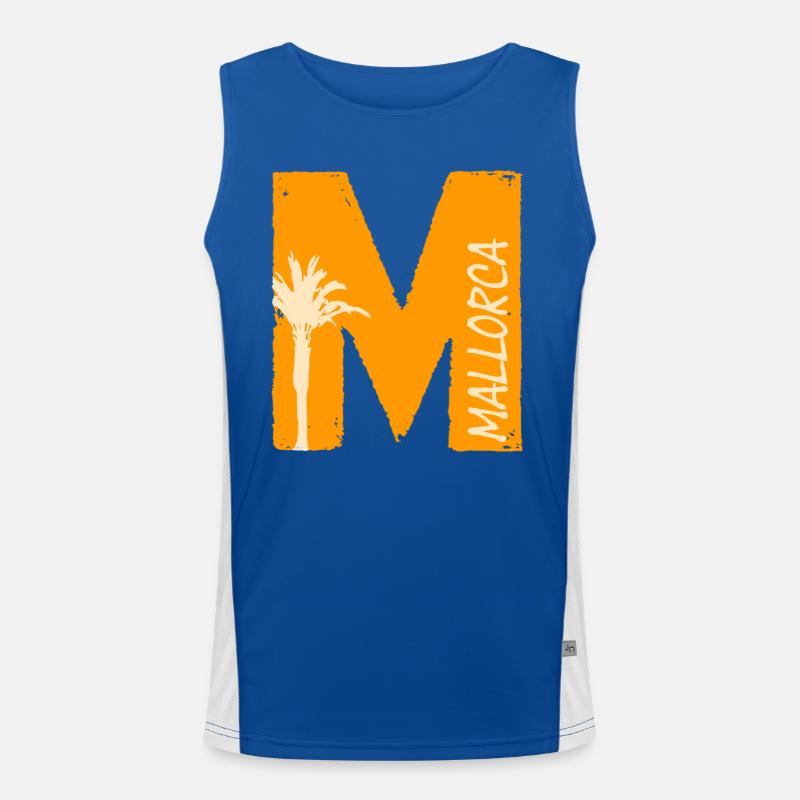 Mallorca Love Men's Functional Contrast Tank Top 