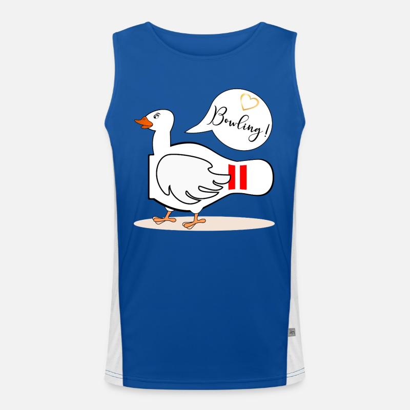 BOWLING FUNNY GOOSE Men's Functional Contrast Tank Top 