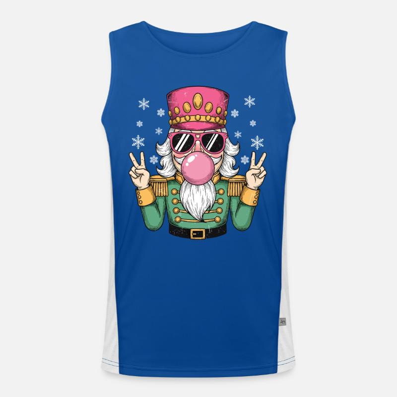 Nussknacker Bubble Gum Funktionelles Kontrast-Tank Top für Männer 