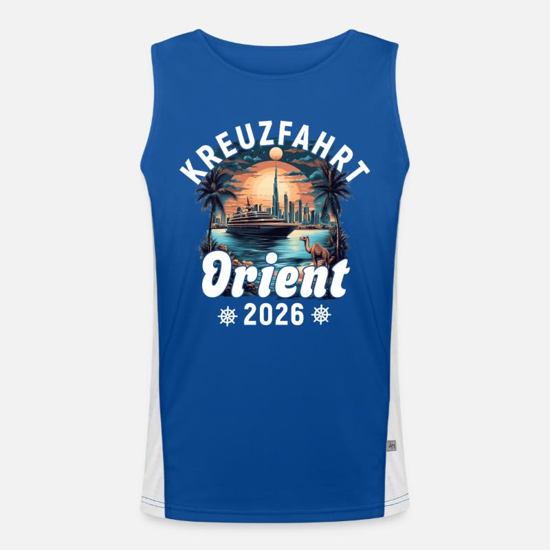 Orient Kreuzfahrt 2026 Funktionelles Kontrast-Tank Top für Männer 