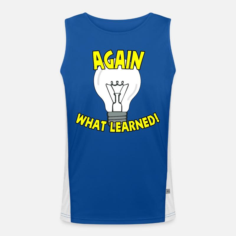 Again what learned Men's Functional Contrast Tank Top 