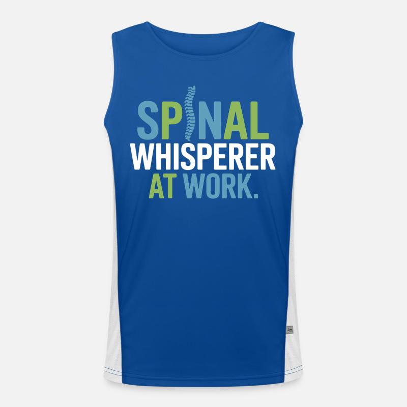 Licensed DC Expert Musculoskeletal Alignment  Men's Functional Contrast Tank Top 