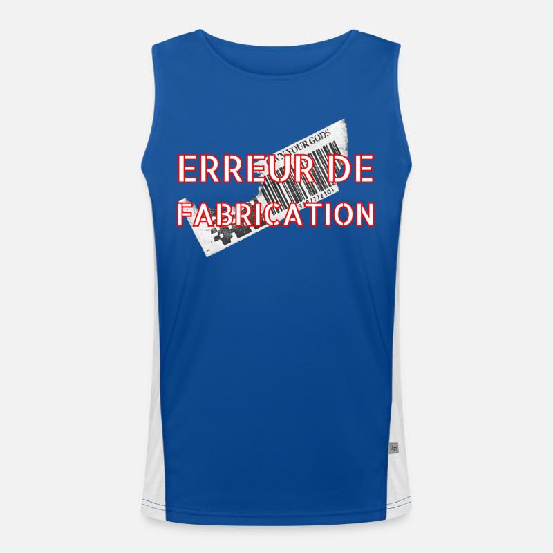 HERSTELLUNGSFEHLER Funktionelles Kontrast-Tank Top für Männer 