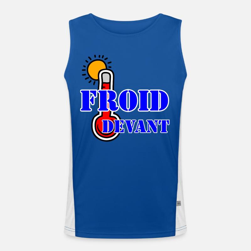 FROID DEVANT. Débardeur respirant contrasté Homme 