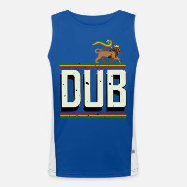 Dub Reggae Canotta sportiva da uomo in contrasto cromatico 