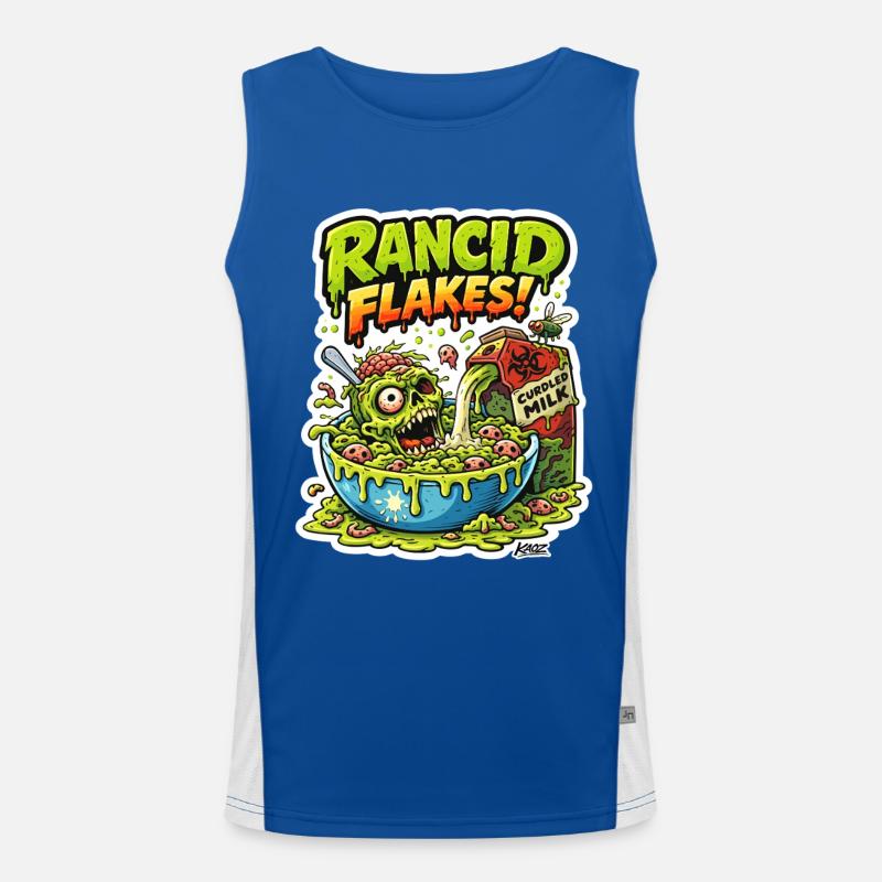 Ulækkert kranieflagemonster Funktionel kontrast tanktop til herrer 