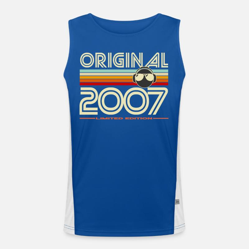 Originale Retro-Edition 2007 Funktionelles Kontrast-Tank Top für Männer 