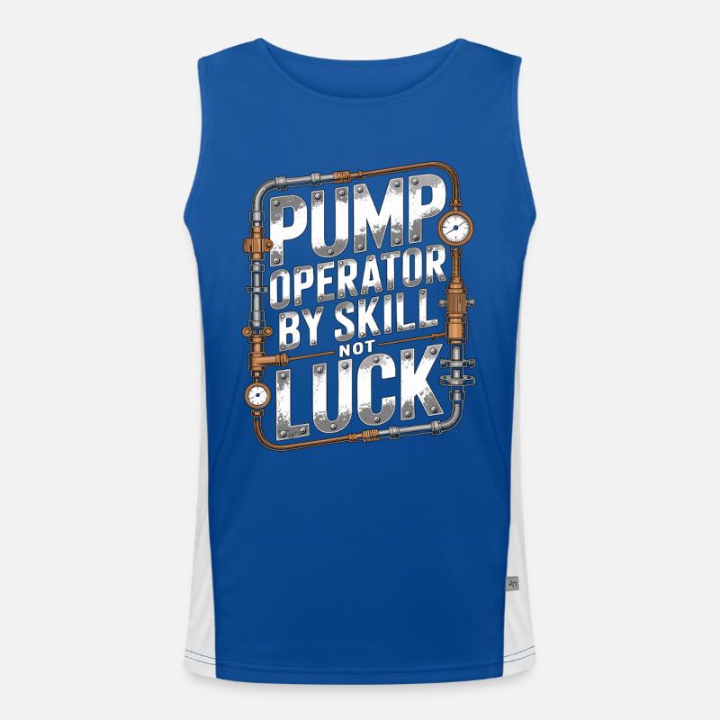 Fire Engineer Pump Operator By Fire Department Funktionelles Kontrast-Tank Top für Männer 