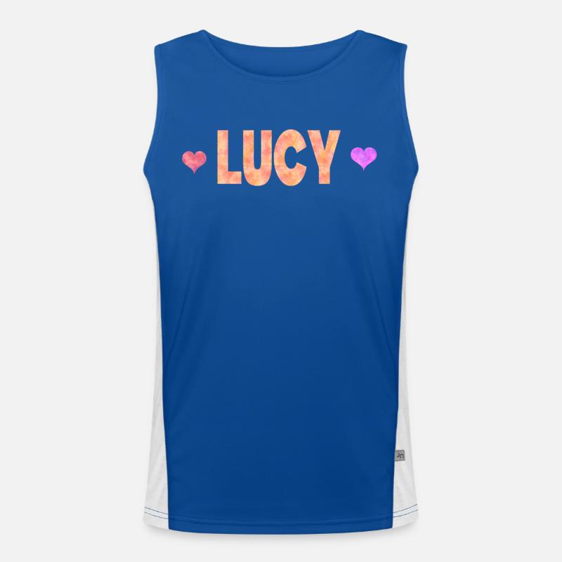 Lucy Funktionelles Kontrast-Tank Top für Männer 