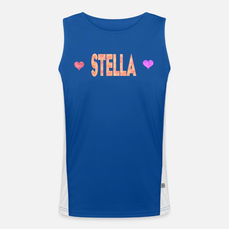 Stella Funktionelles Kontrast-Tank Top für Männer 