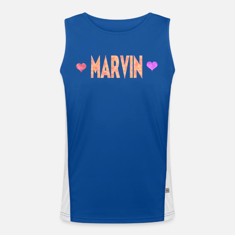 Marvin Funktionelles Kontrast-Tank Top für Männer 
