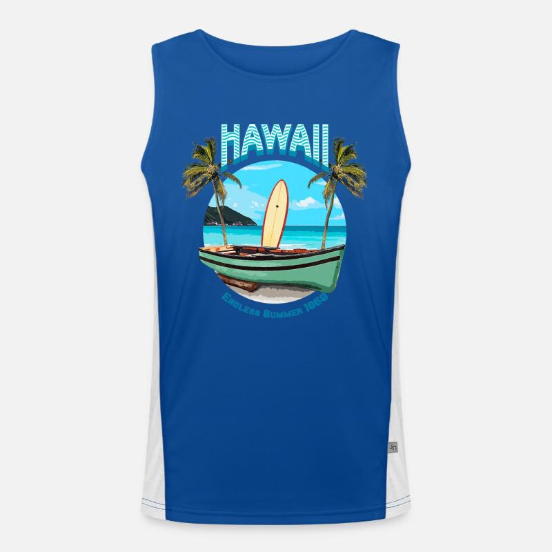 Hawaii Endless Sommer 1959 Funktionelles Kontrast-Tank Top für Männer 