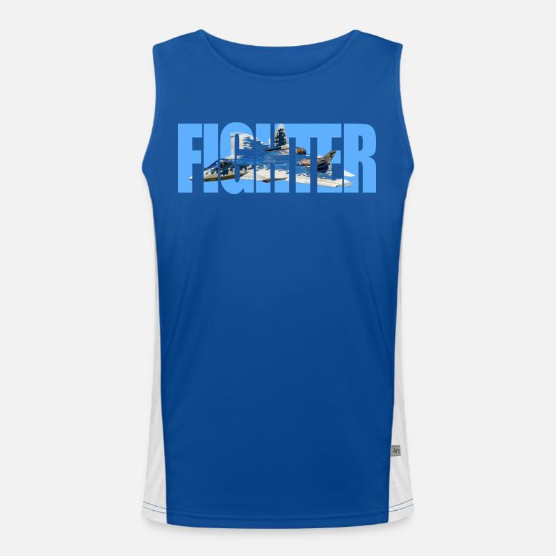 Fighter Su-57 Funktionelles Kontrast-Tank Top für Männer 