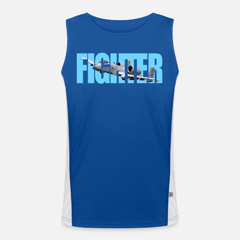 Fighter A-10 Thunderbolt II Men's Functional Contrast Tank Top 