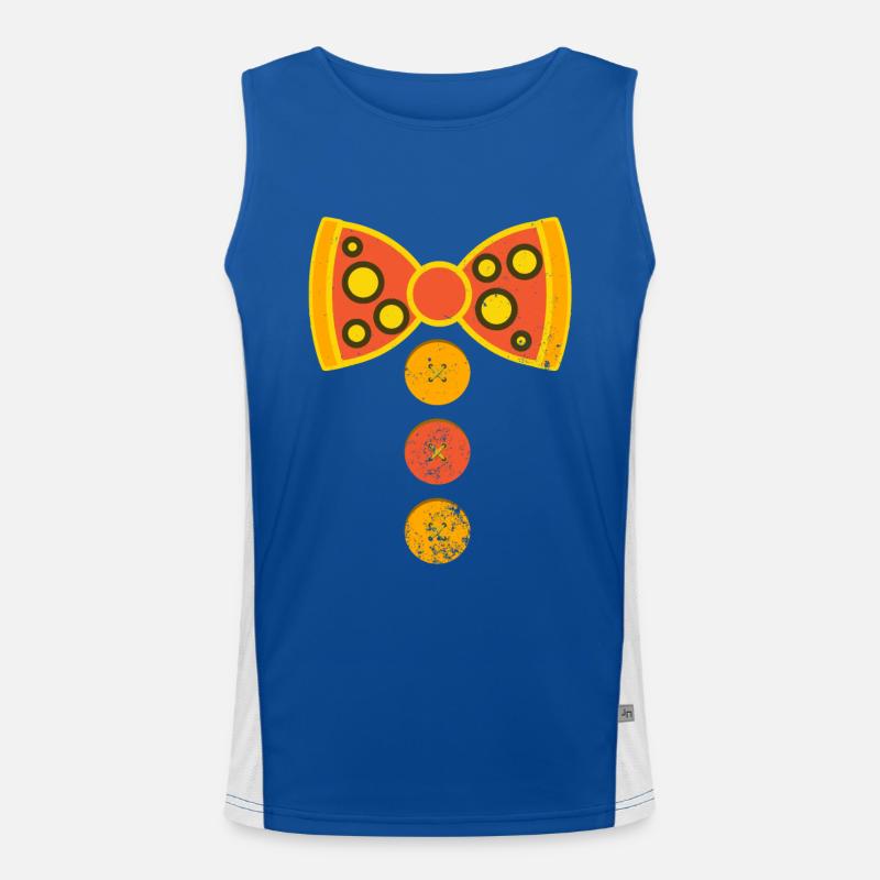 Carnaval, carnaval de clown Débardeur respirant contrasté Homme 