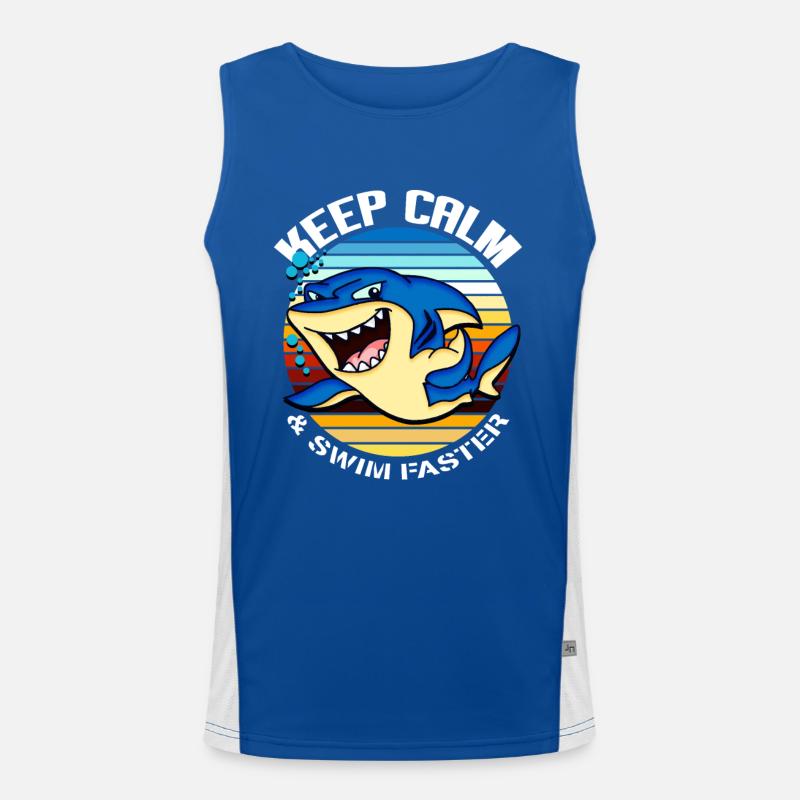 shark Men's Functional Contrast Tank Top 