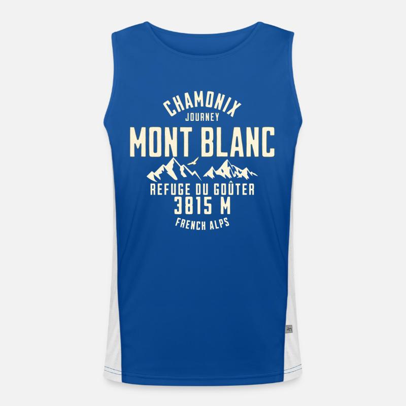 Chamonix journey Base camp Débardeur respirant contrasté Homme 