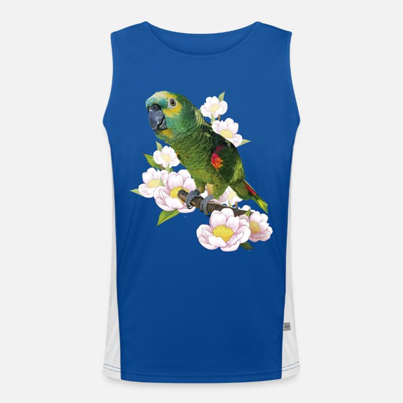 L’amazone à front bleu Débardeur respirant contrasté Homme 