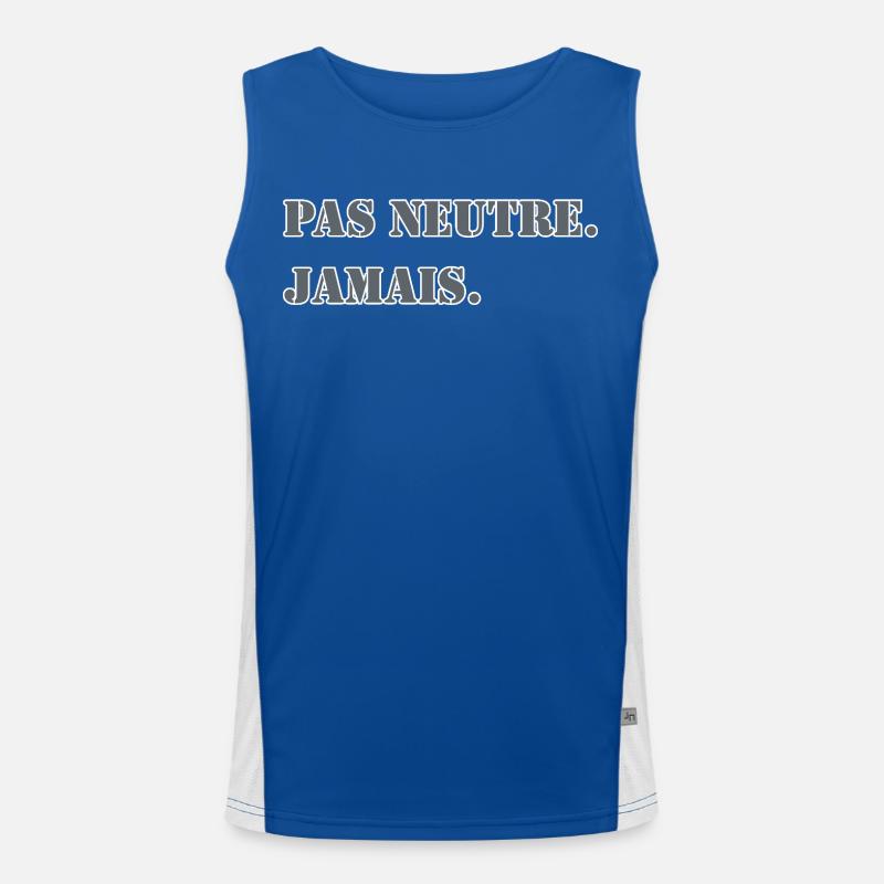 NOT NEUTRAL. NEVER. Men's Functional Contrast Tank Top 