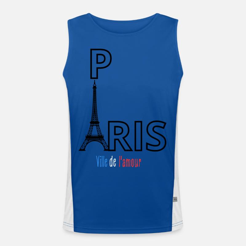 Paris Débardeur respirant contrasté Homme 