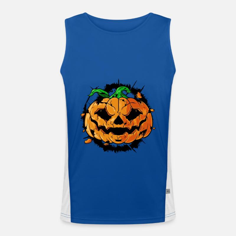 Halloween Funktionelles Kontrast-Tank Top für Männer 