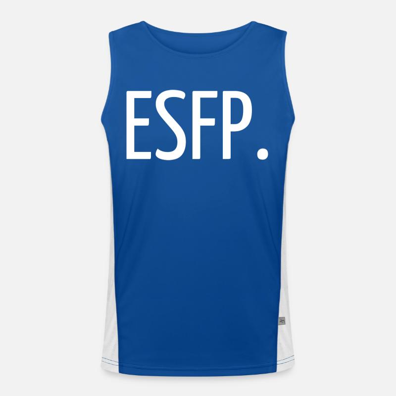 ESFP. Men's Functional Contrast Tank Top 
