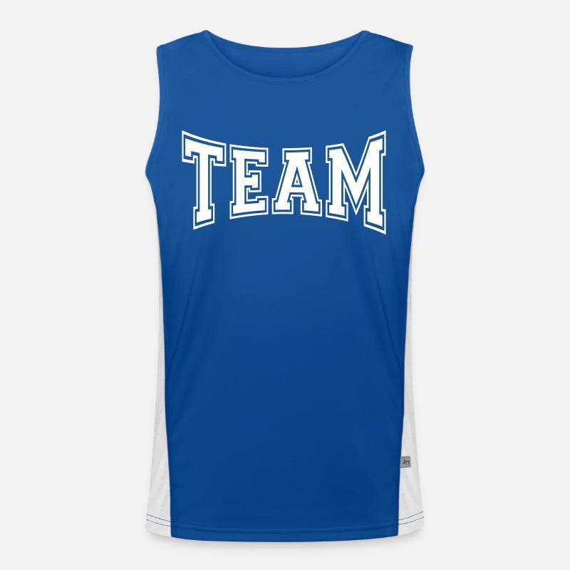 Team Funktionelles Kontrast-Tank Top für Männer 