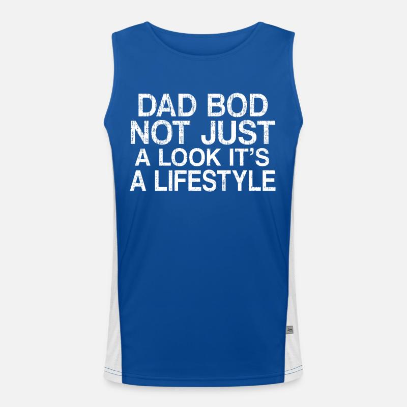 Dad Bod Not just a look its a lifestyle Men's Functional Contrast Tank Top 