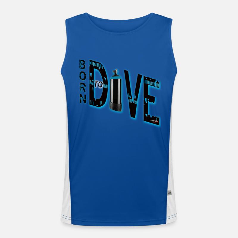 Né à Dive Débardeur respirant contrasté Homme 