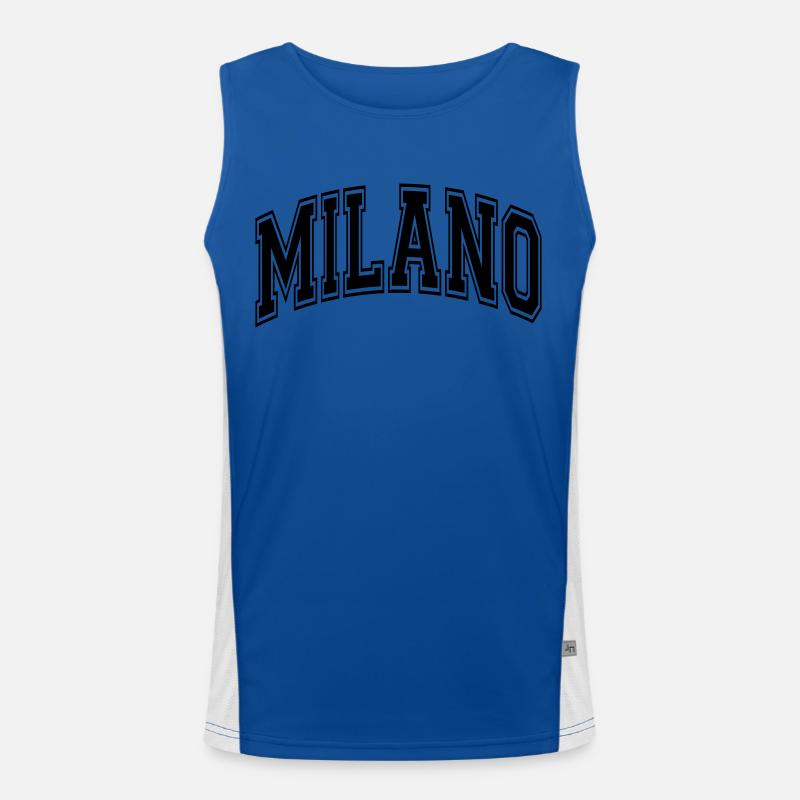 Mailand Funktionelles Kontrast-Tank Top für Männer 