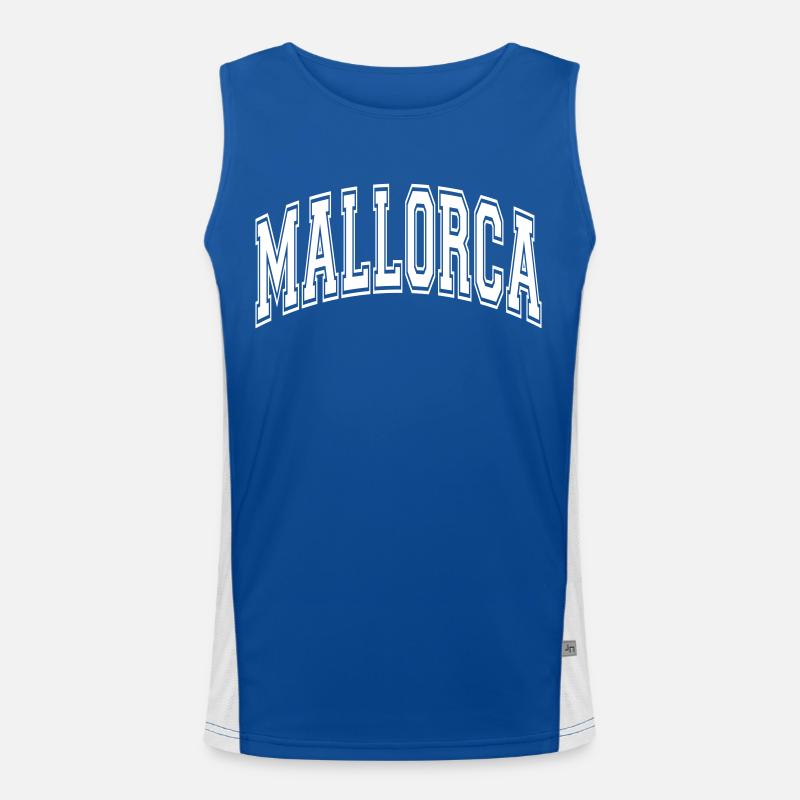 Mallorca Funktionelles Kontrast-Tank Top für Männer 
