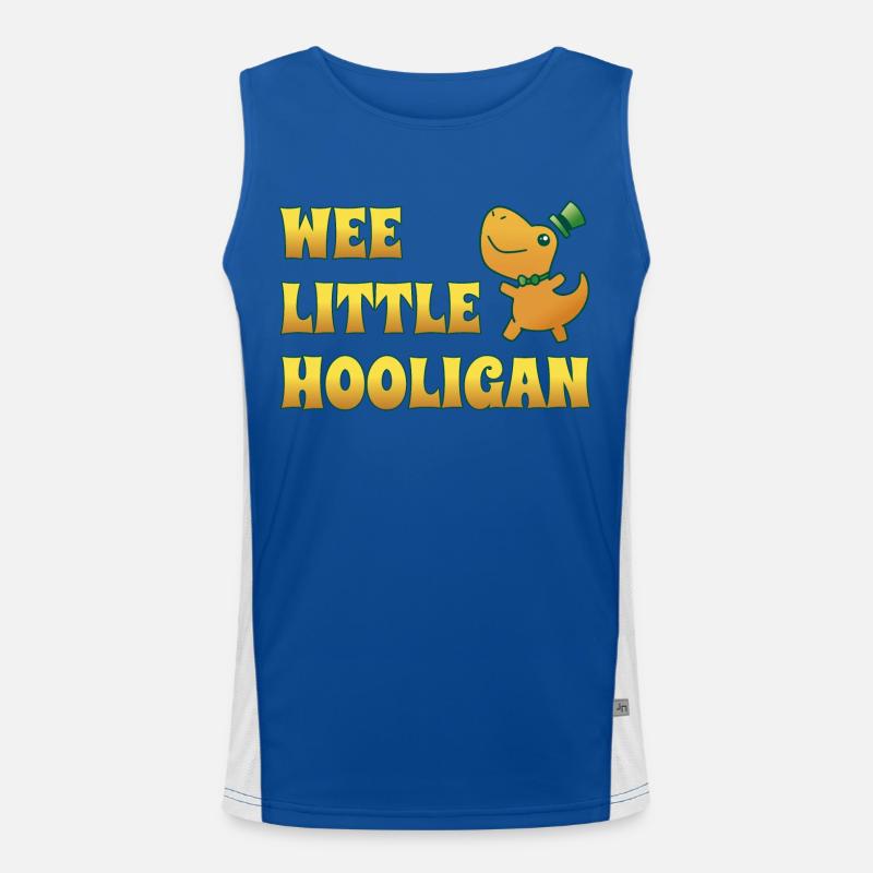 Wee Lil Hooligan Kinder St Patrick s Day Jungen Mädchen Funktionelles Kontrast-Tank Top für Männer 