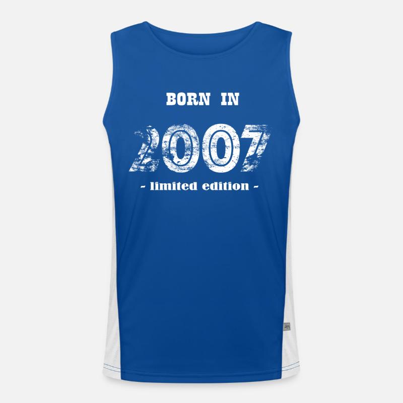 NÉ EN 2007 - édition limitée Débardeur respirant contrasté Homme 