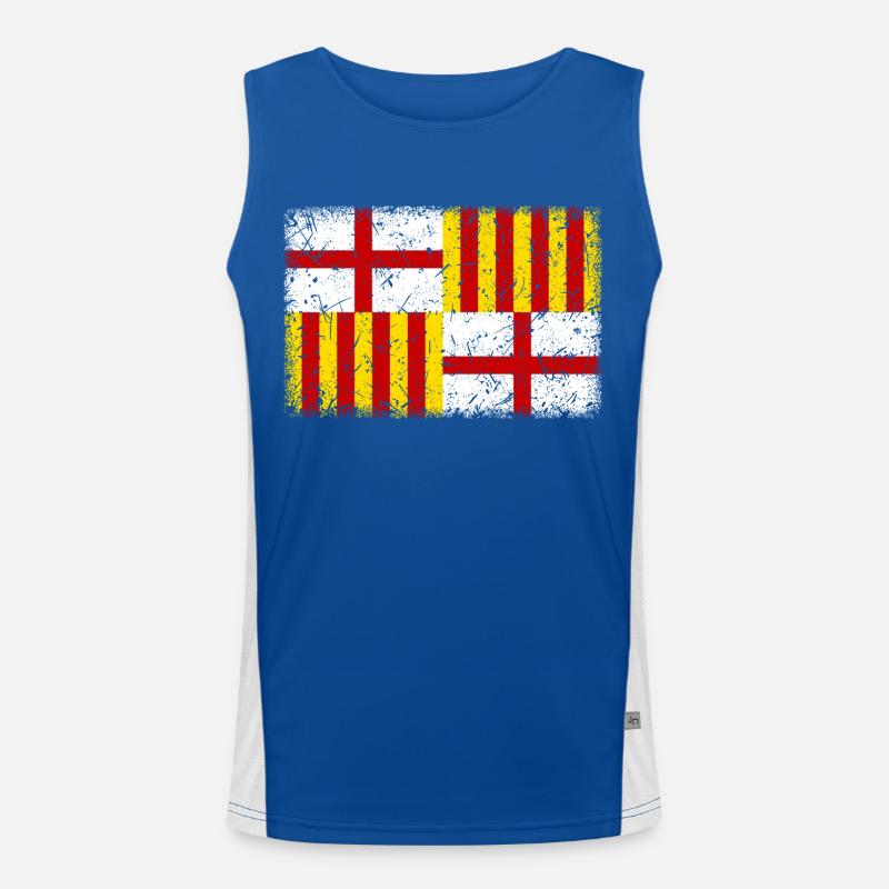 Barcelone Débardeur respirant contrasté Homme 