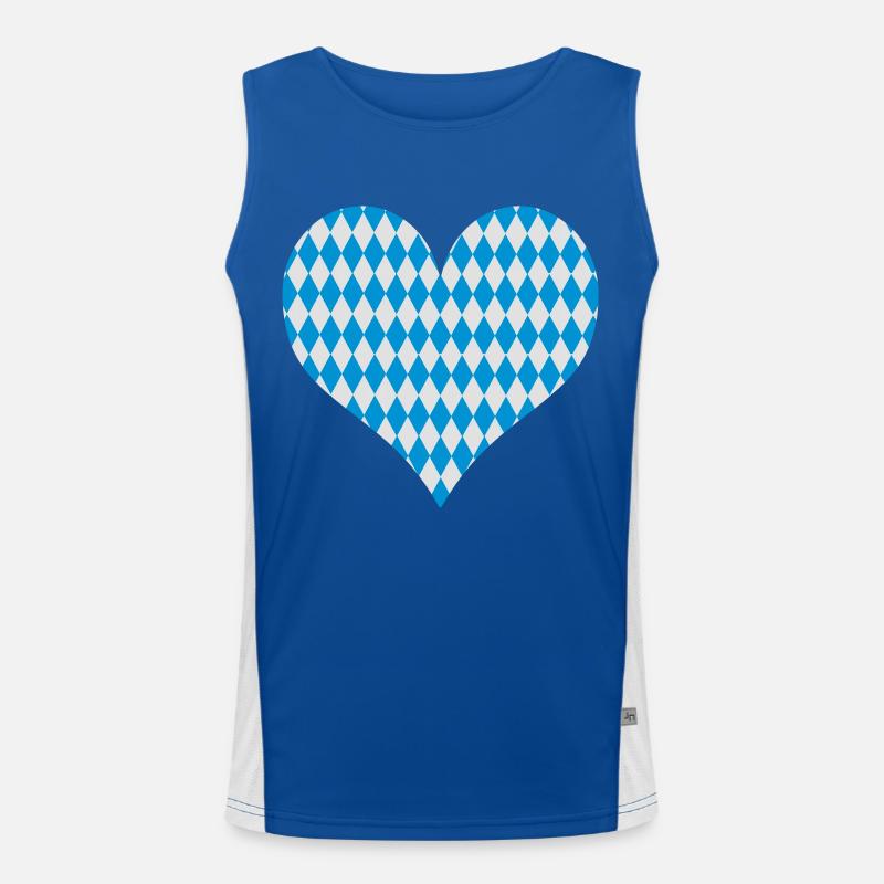 Bayern Funktionelles Kontrast-Tank Top für Männer 