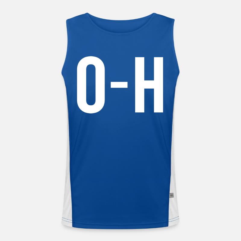 O-H Débardeur respirant contrasté Homme 