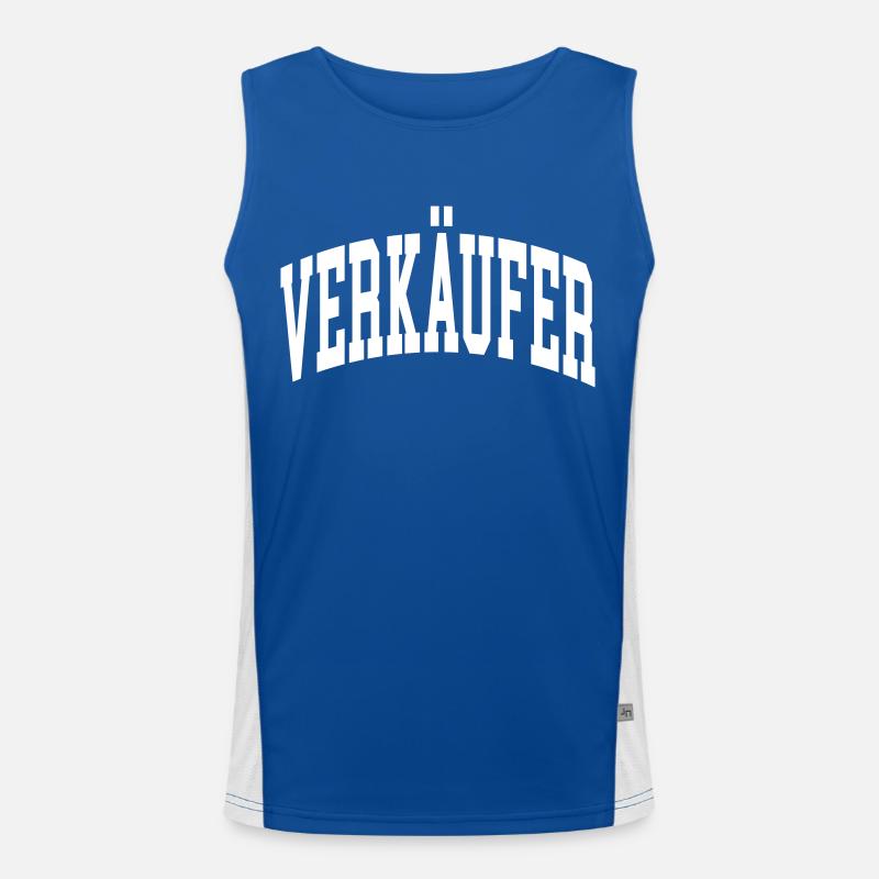 Verkäufer Funktionelles Kontrast-Tank Top für Männer 
