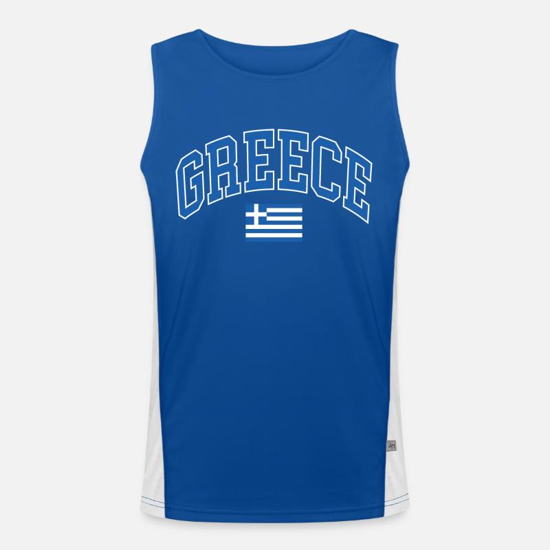 Grèce Débardeur respirant contrasté Homme 