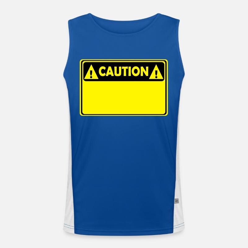 CAUTION Funktionelles Kontrast-Tank Top für Männer 