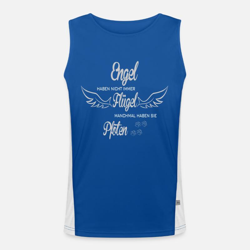 engel Funktionelles Kontrast-Tank Top für Männer 